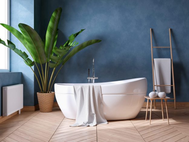 shutterstock_1190171185 installing a freestanding bathtub