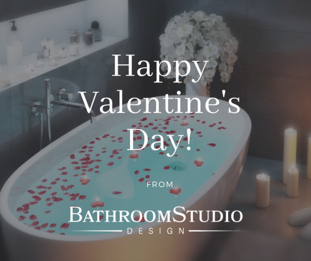 Happy Valentine’s Day! Romantic Bathroom Design